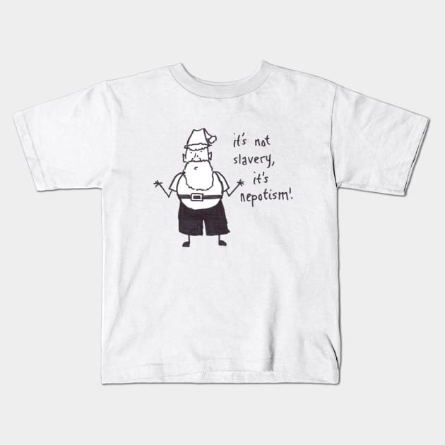 Santa Clause Kids T-Shirt by ubercuties